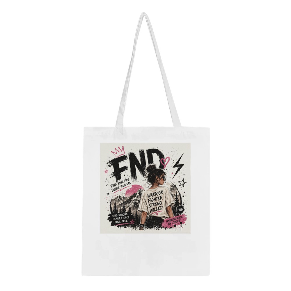 FND Warrior Tote Bag White