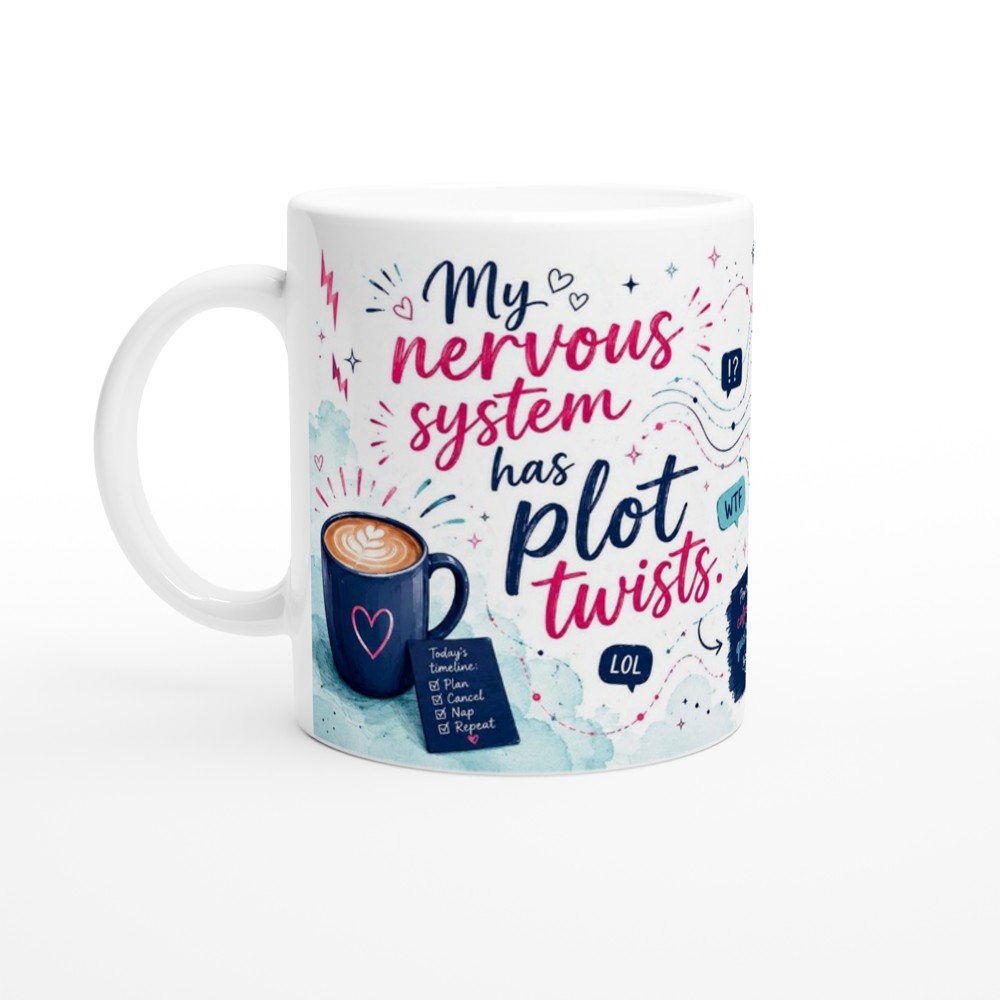 FND Plot Twists 11oz Ceramic Mug